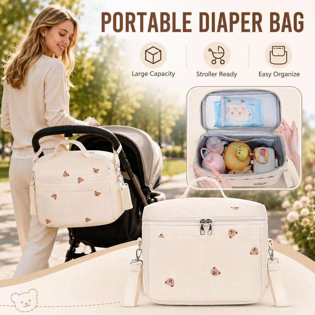 Tas Pendingin Botol Beruang Lu - Backpack Diaper Bag ulasan dan harga