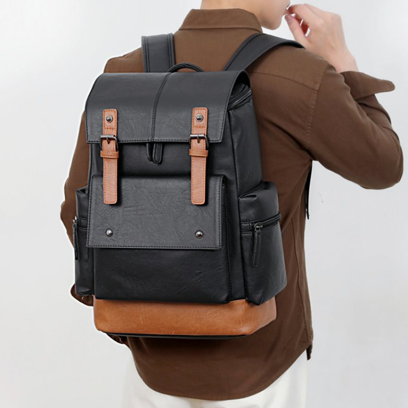 Ransel Kulit Pria Vintage Baru - Leather Backpack Vintage ulasan dan harga