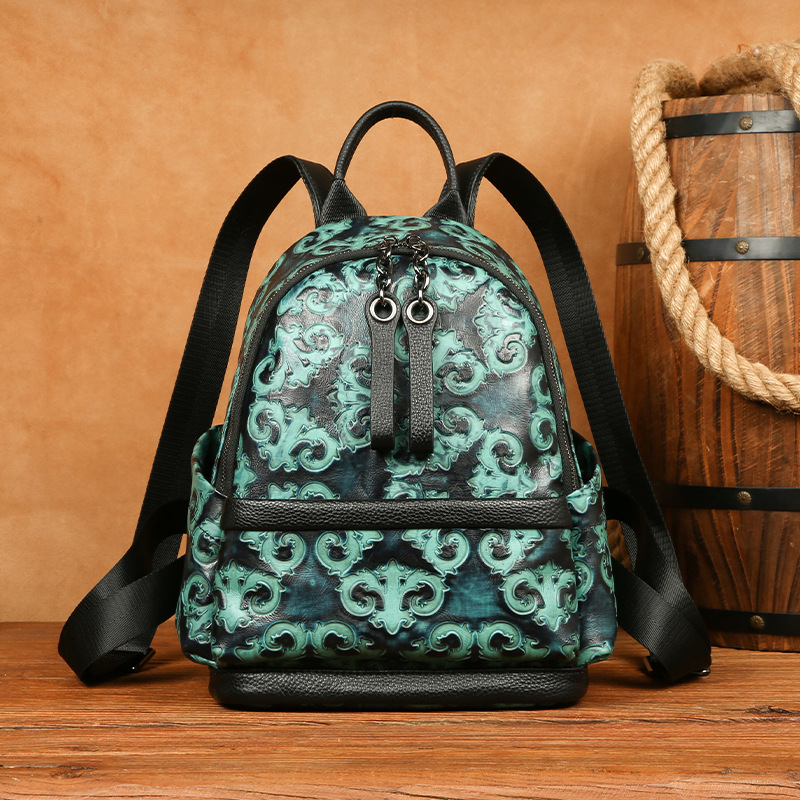 Johnature Tas Ransel Wanita Re - Leather Backpack Vintage ulasan dan harga