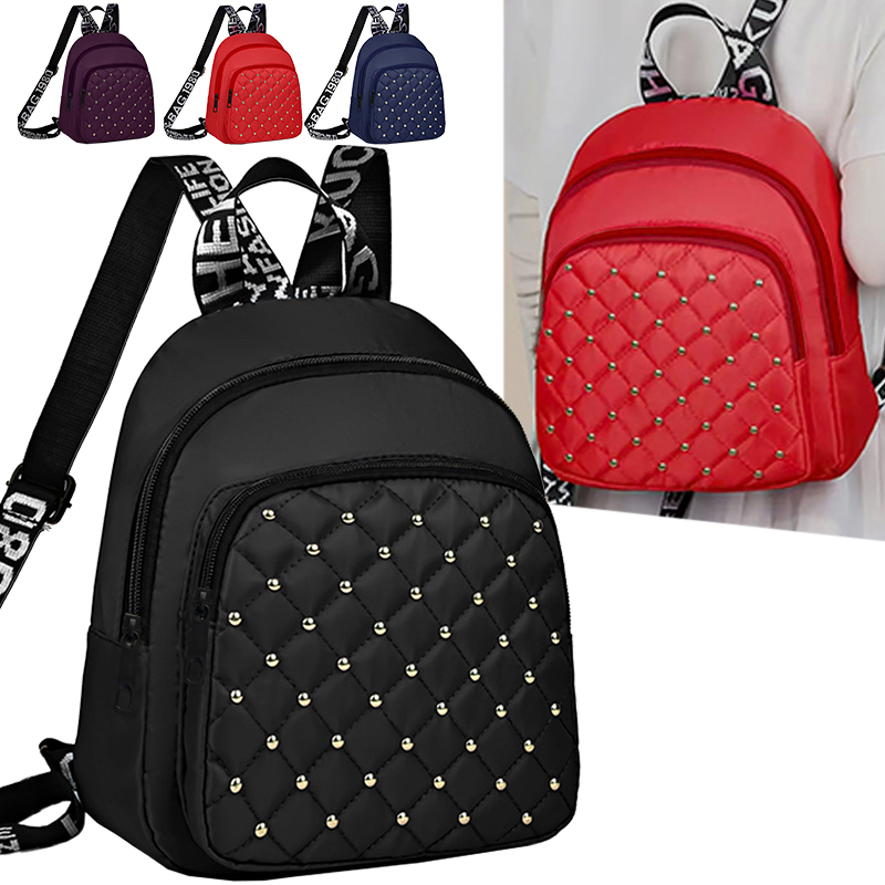 Tas Ransel Bergaya Chic Berhia - Canvas Backpack Casual ulasan dan harga
